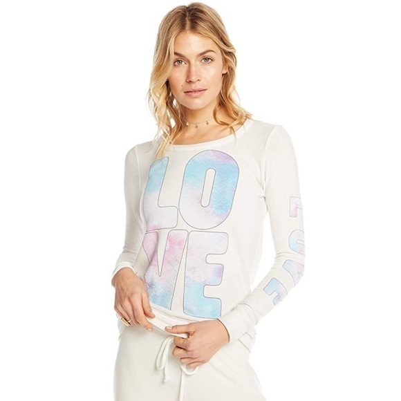 Chaser Tops - Chaser Pastel Love Pullover